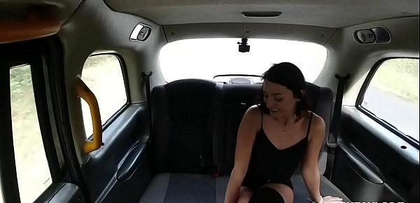  Single horny girl fucked the driver